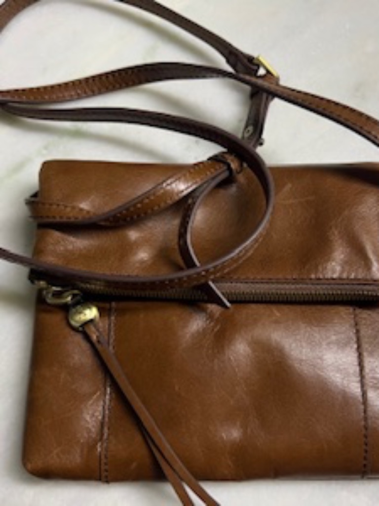 Hobo 'Sparrow' Mid Brown Crossbody Bag